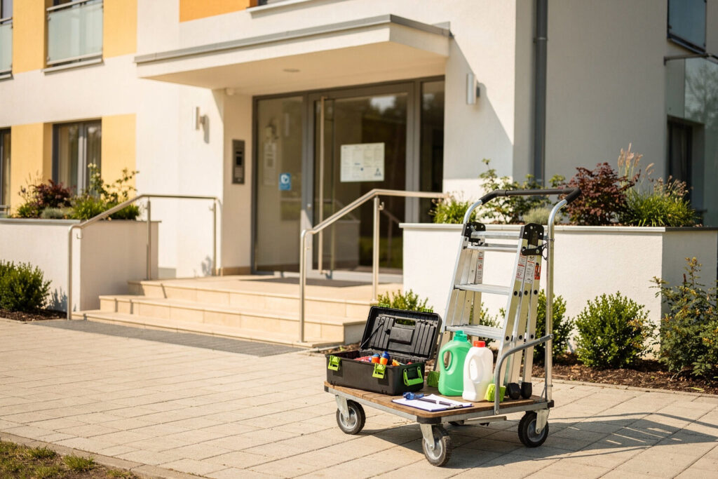 Objektbetreuung für Wohnanlagen und Mehrfamilienhäuser – Gebäude- und Hausmeisterservice Baas
